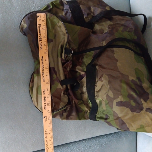 3 Camo Items: Duffle Bag,Hat, Wallet - Picture 3 of 10
